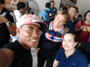 Meeting Alaska Team at the airport